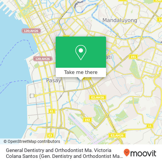 General Dentistry and Orthodontist Ma. Victoria Colana Santos (Gen. Dentistry and Orthodontist Ma.) map