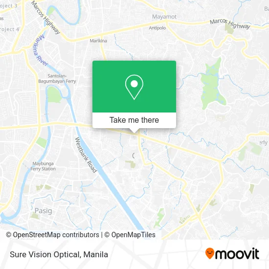 Sure Vision Optical map