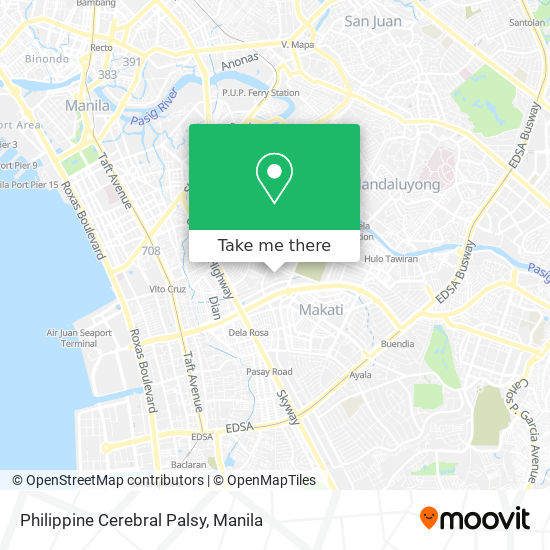 Philippine Cerebral Palsy map