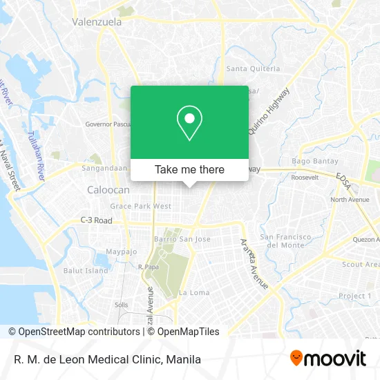 R. M. de Leon Medical Clinic map