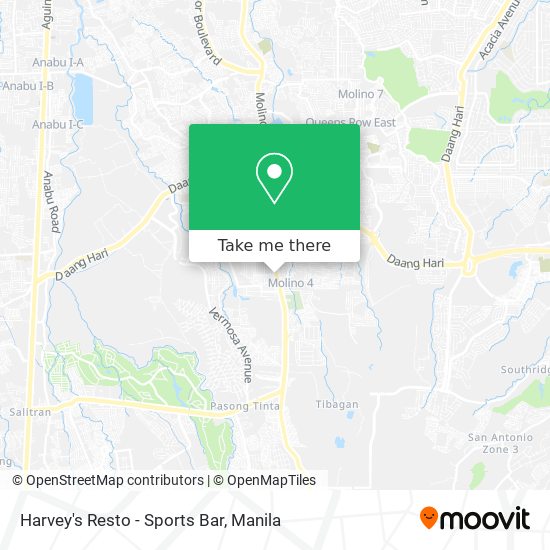 Harvey's Resto - Sports Bar map