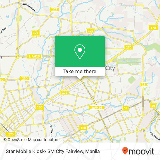 Star Mobile Kiosk- SM City Fairview map