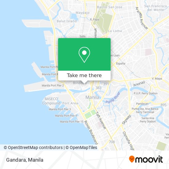 Gandara map