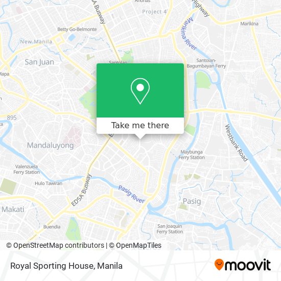 Royal Sporting House map