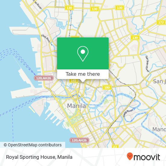 Royal Sporting House map