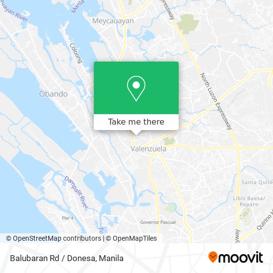 Balubaran Rd / Donesa map