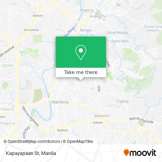 Kapayapaan St map