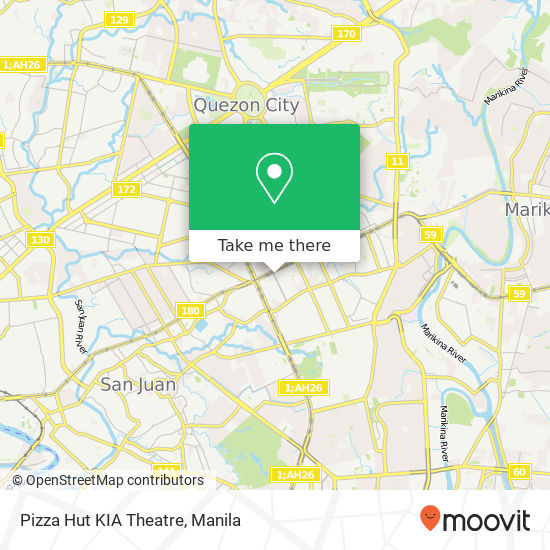 Pizza Hut KIA Theatre map