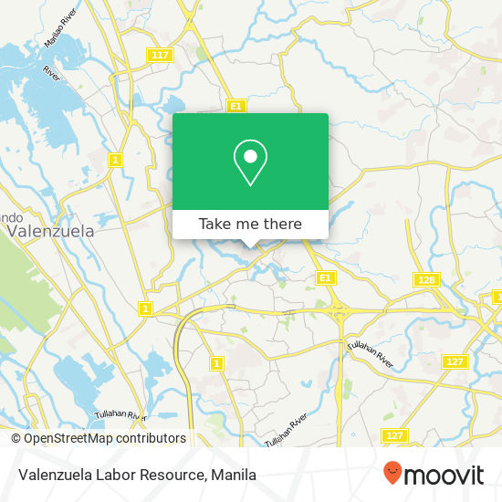 Valenzuela Labor Resource map