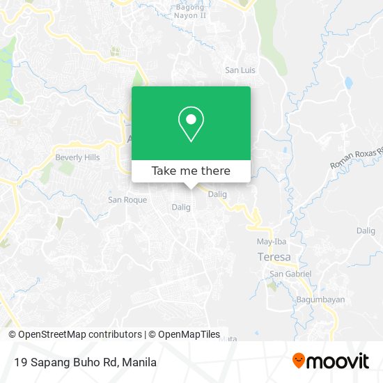 19 Sapang Buho Rd map