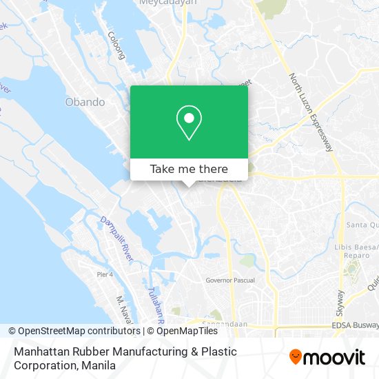 Manhattan Rubber Manufacturing & Plastic Corporation map