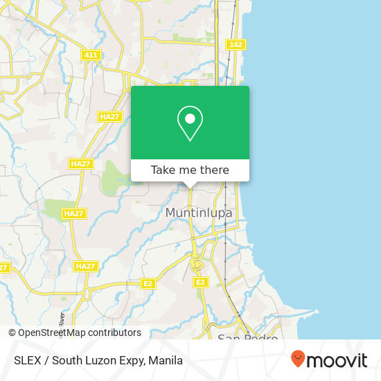 SLEX / South Luzon Expy map
