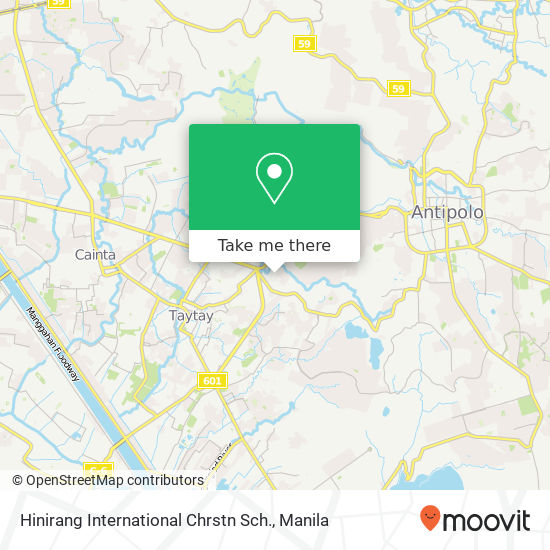 Hinirang International Chrstn Sch. map