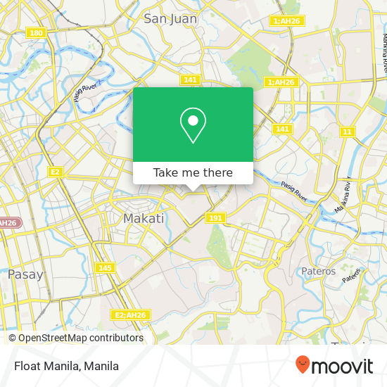 Float Manila map