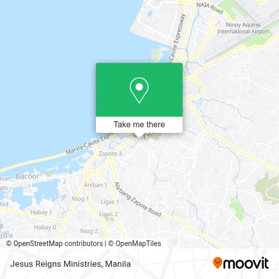 Jesus Reigns Ministries map