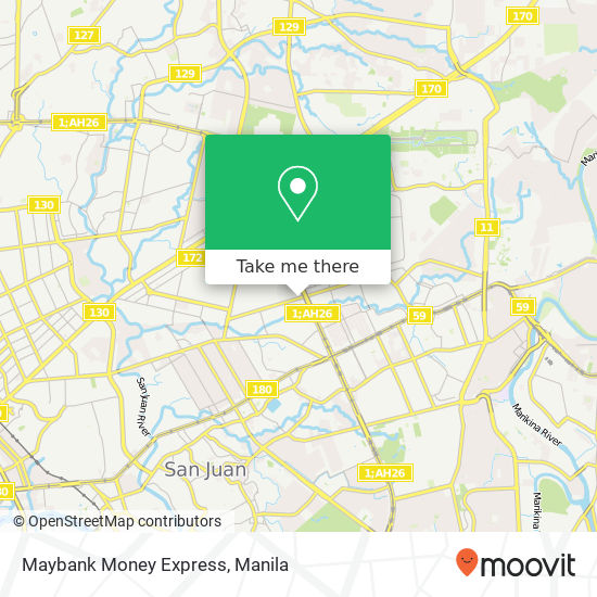 Maybank Money Express map