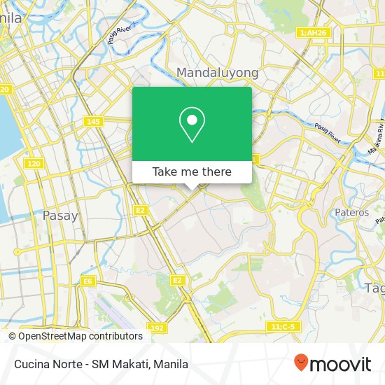 Cucina Norte - SM Makati map