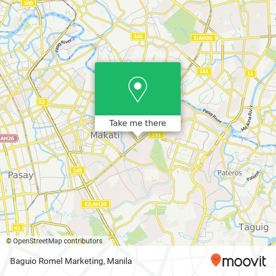 Baguio Romel Marketing map