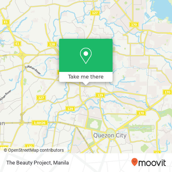 The Beauty Project map