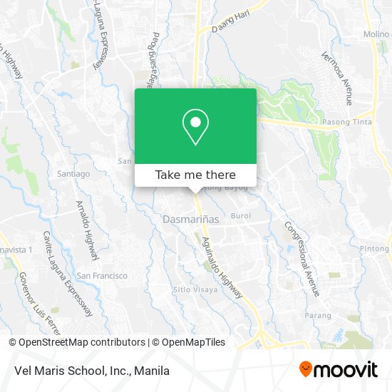 Vel Maris School, Inc. map