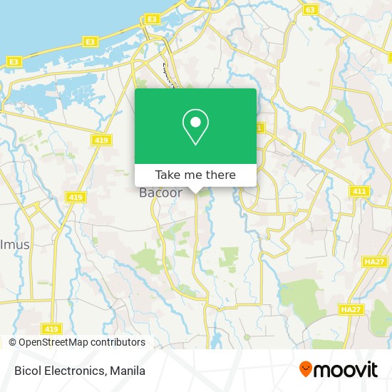 Bicol Electronics map