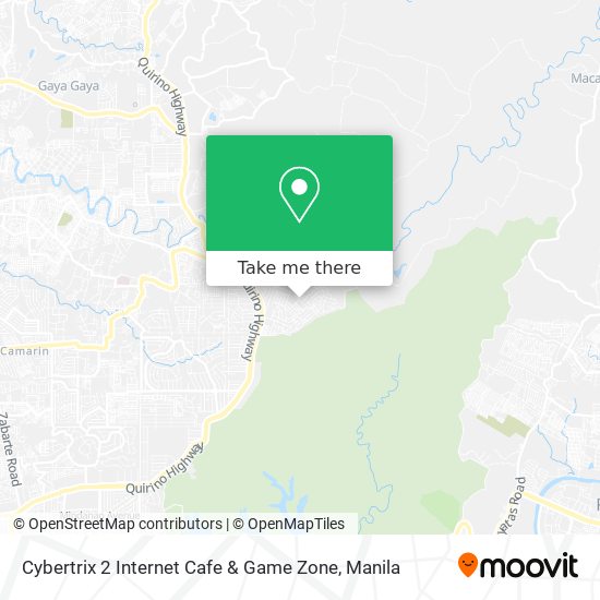 Cybertrix 2 Internet Cafe & Game Zone map