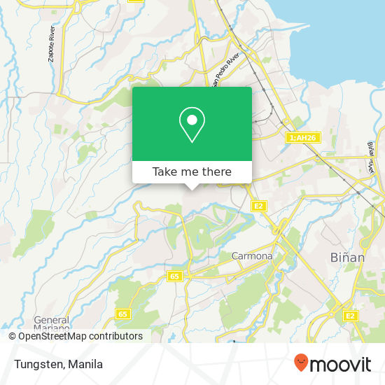 Tungsten map