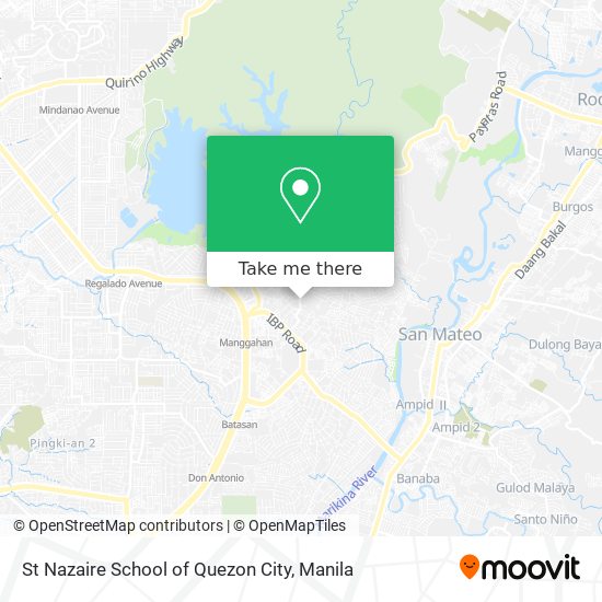 St Nazaire School of Quezon City map