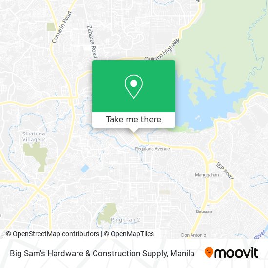 Big Sam's Hardware & Construction Supply map