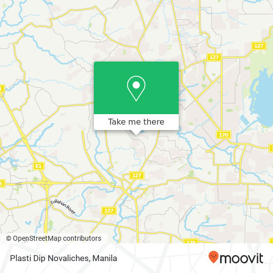 Plasti Dip Novaliches map