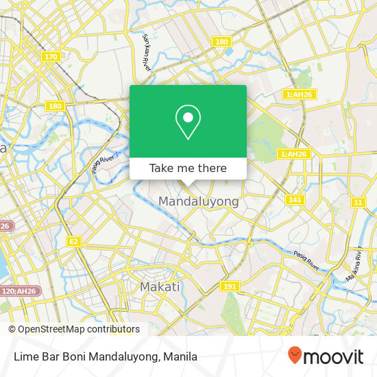 Lime Bar Boni Mandaluyong map