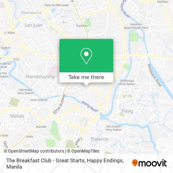 The Breakfast Club - Great Starts, Happy Endings map