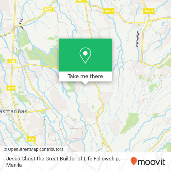 Jesus Christ the Great Builder of Life Fellowship map
