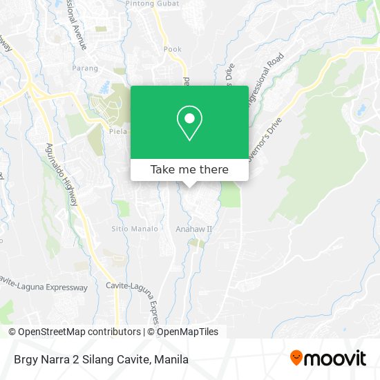 Brgy Narra 2 Silang Cavite map