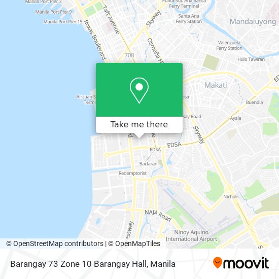 Barangay 73 Zone 10 Barangay Hall map