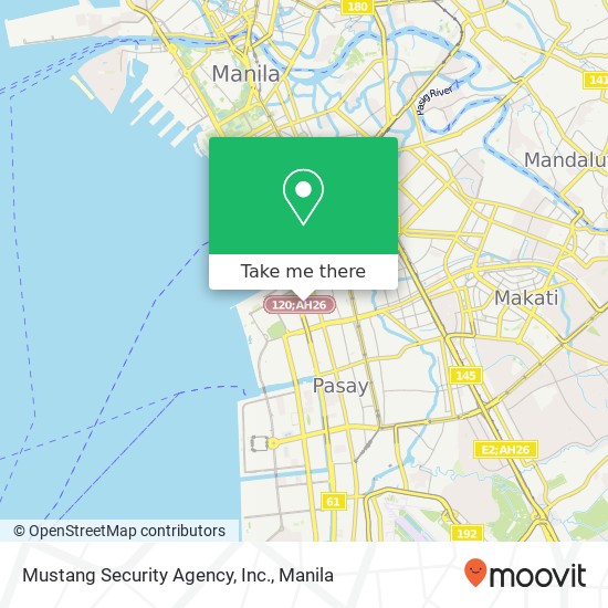 Mustang Security Agency, Inc. map