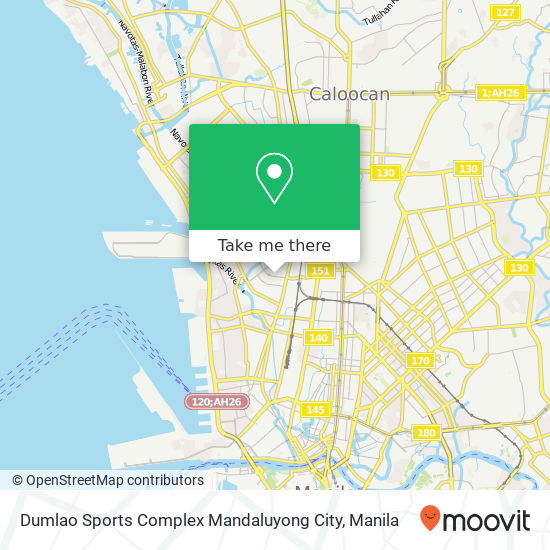 Dumlao Sports Complex Mandaluyong City map