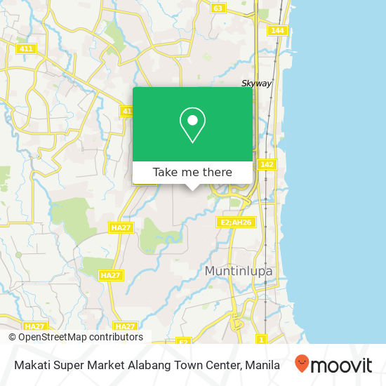 Makati Super Market Alabang Town Center map