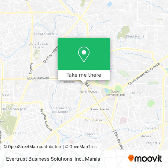 Evertrust Business Solutions, Inc. map