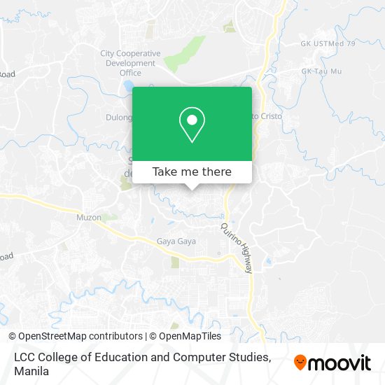 LCC College of Education and Computer Studies map