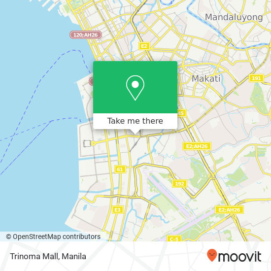 Trinoma Mall map