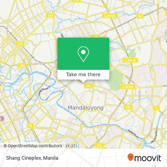 Shang Cineplex map