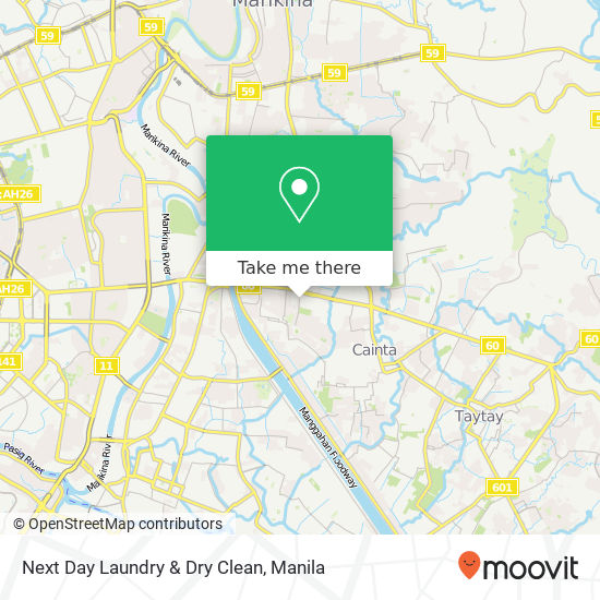 Next Day Laundry & Dry Clean map