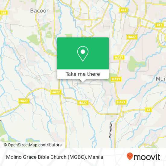 Molino Grace Bible Church (MGBC) map