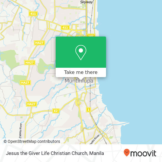 Jesus the Giver Life Christian Church map