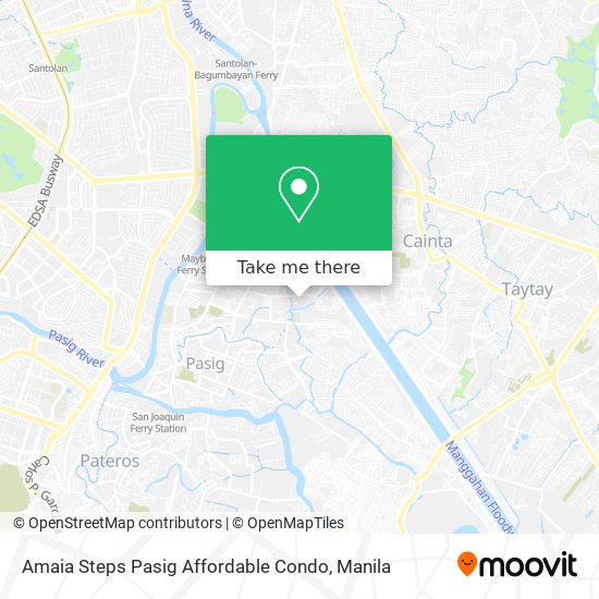 Amaia Steps Pasig Affordable Condo map