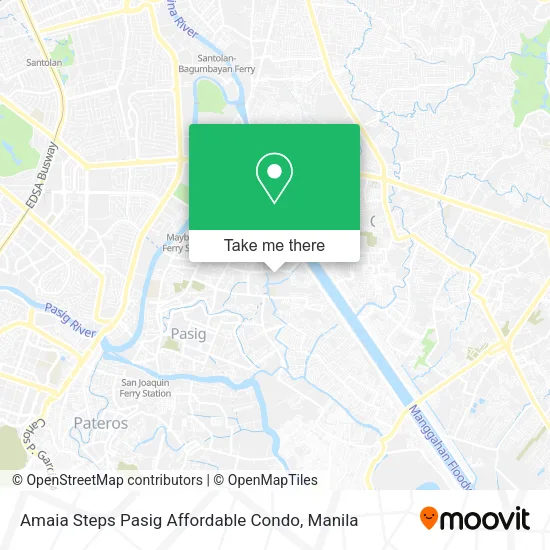 Amaia Steps Pasig Affordable Condo map