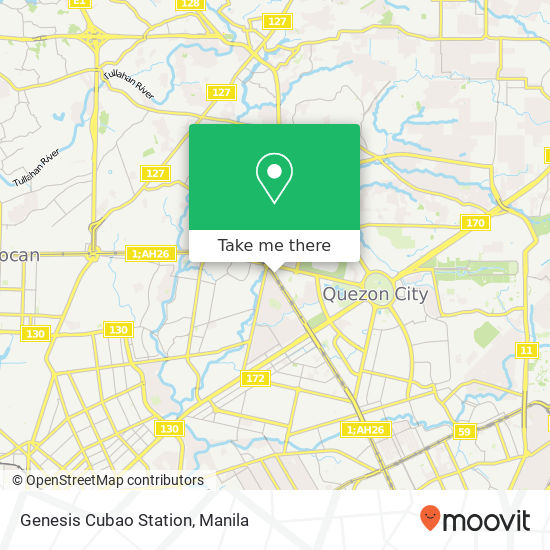 Genesis Cubao Station map