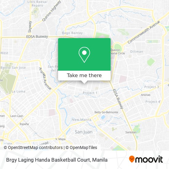 Brgy Laging Handa Basketball Court map