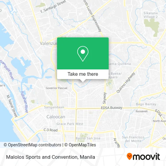 Malolos Sports and Convention map